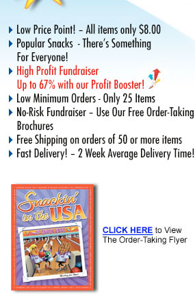 Snack Fundraiser Benefits