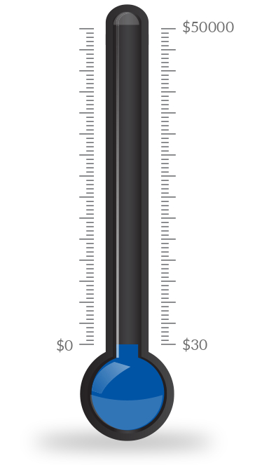 Fundraising thermometer