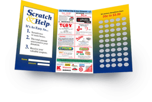 Scratch Card Fundraiser For youth group Fundraising