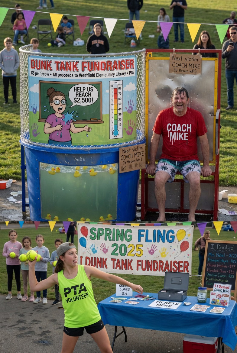 Dunk Tank Fundraiser For Sports Teams