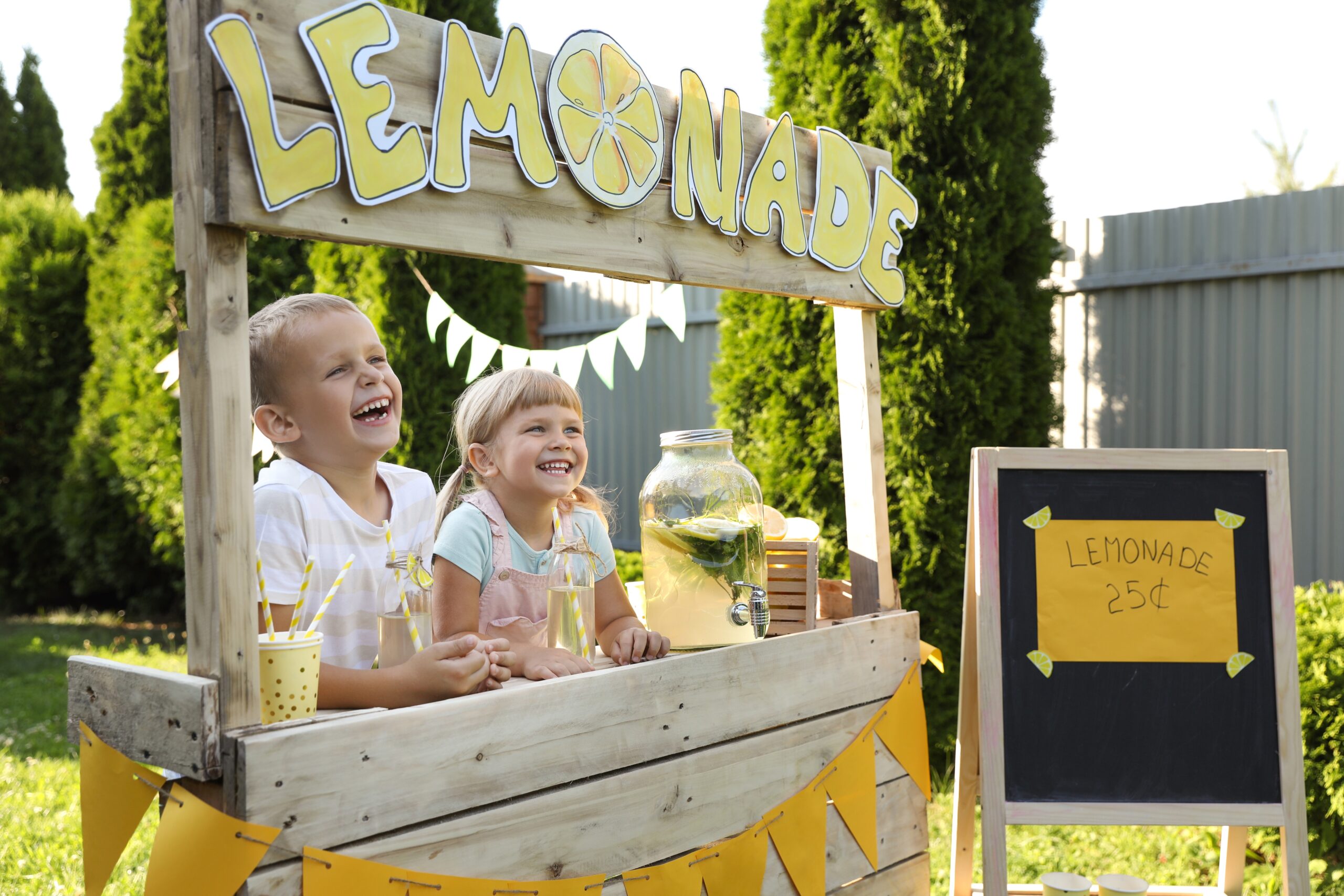 Lemonade Stand Fundraiser For Elementary School Kids