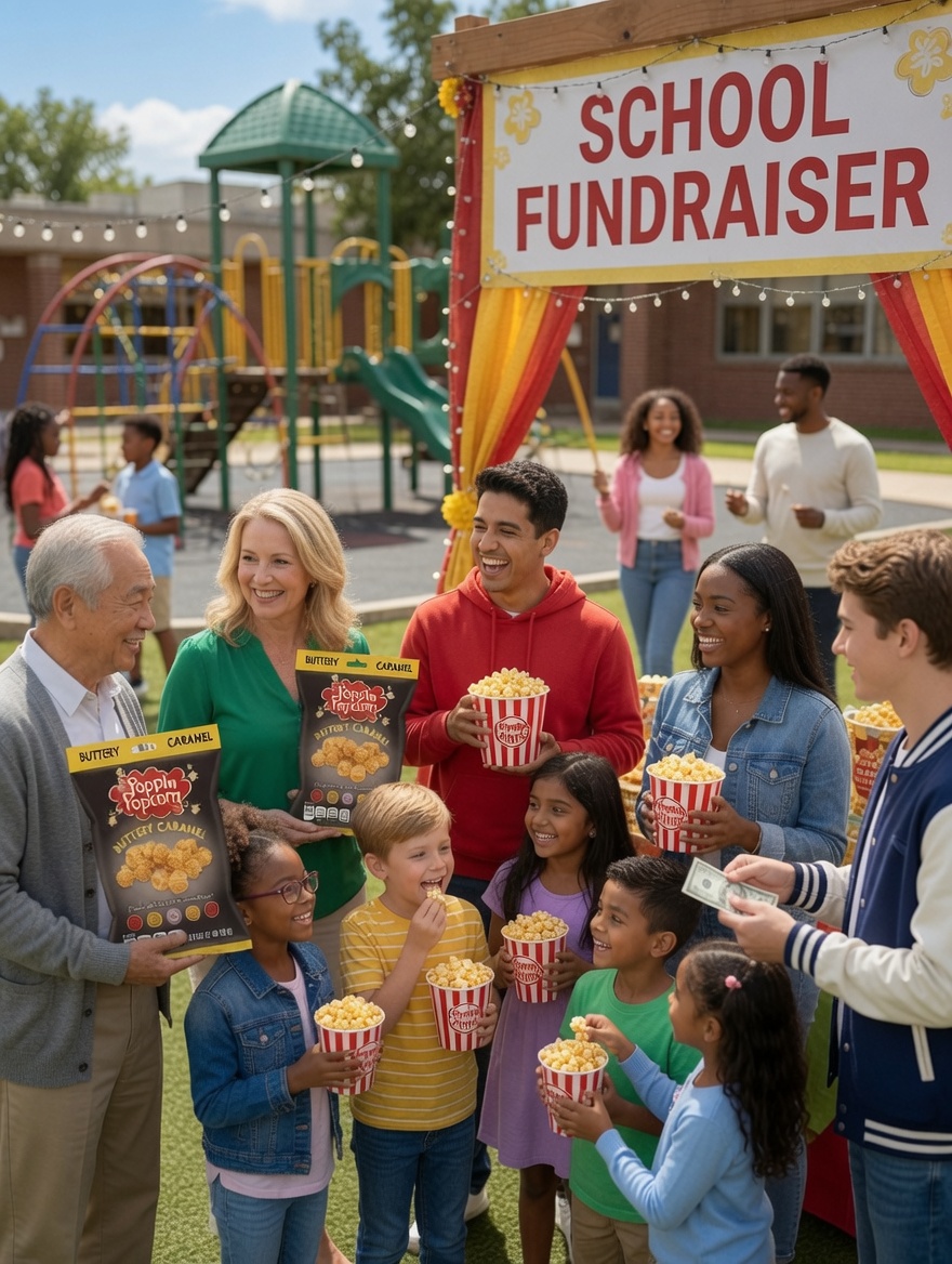 Popcorn Fundraiser School PTA