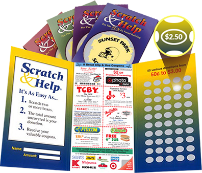 scratch card fundraiser