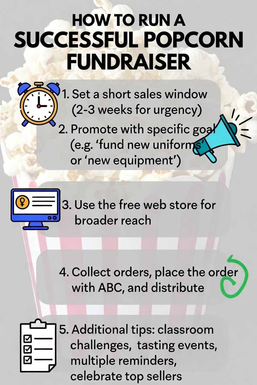 Tips For A Successful Popcorn Fundraiser