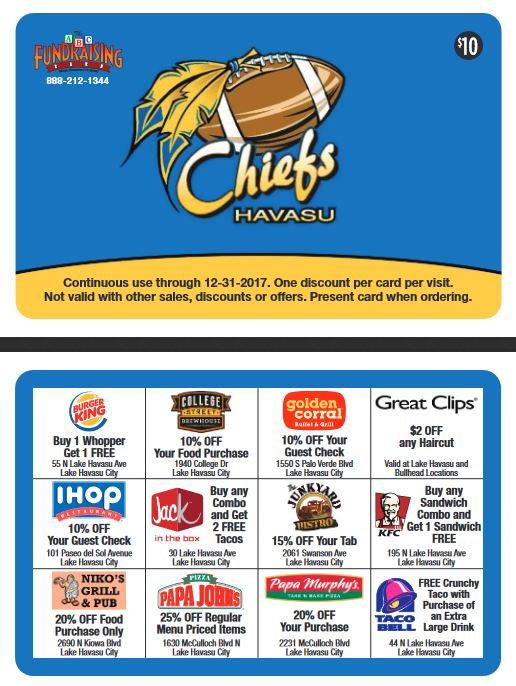 Discount Card Fundraiser