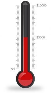 High School Fundraising Thermometer For A School Website